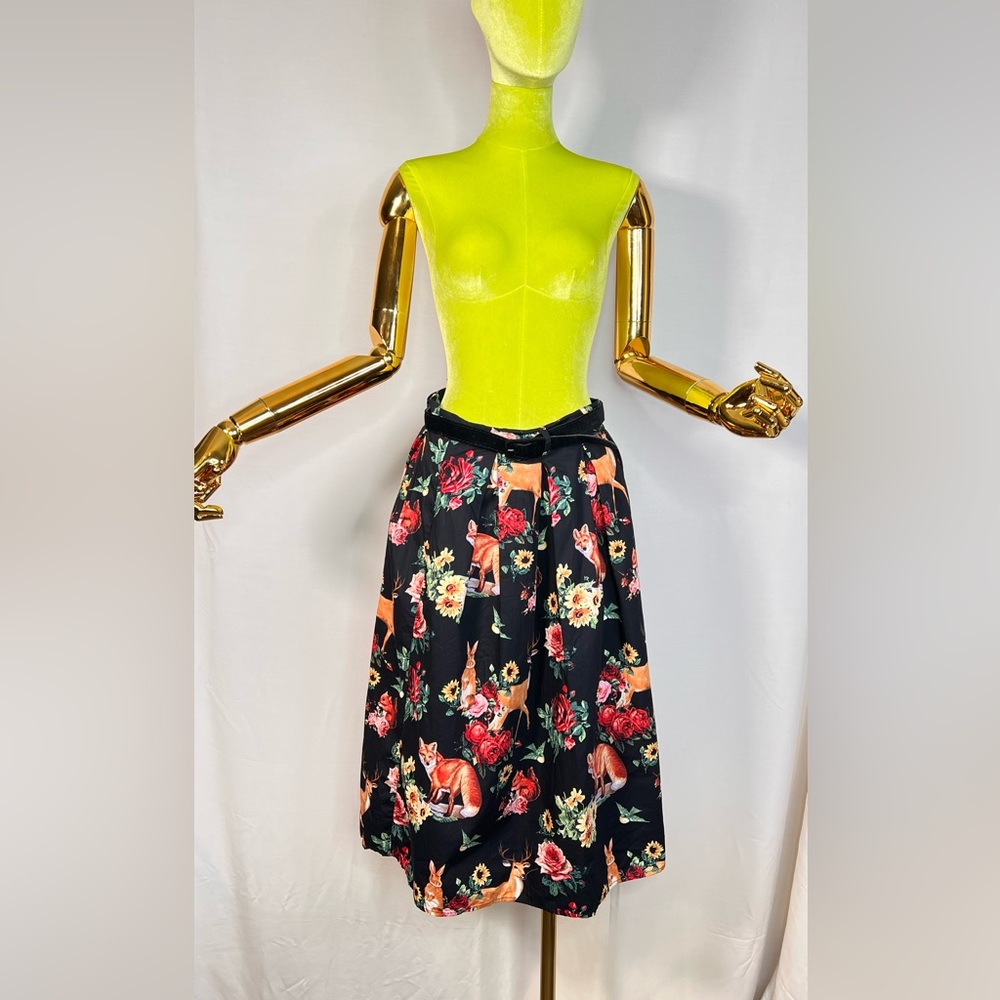 Hell Bunny Animal print skirt size 2XL